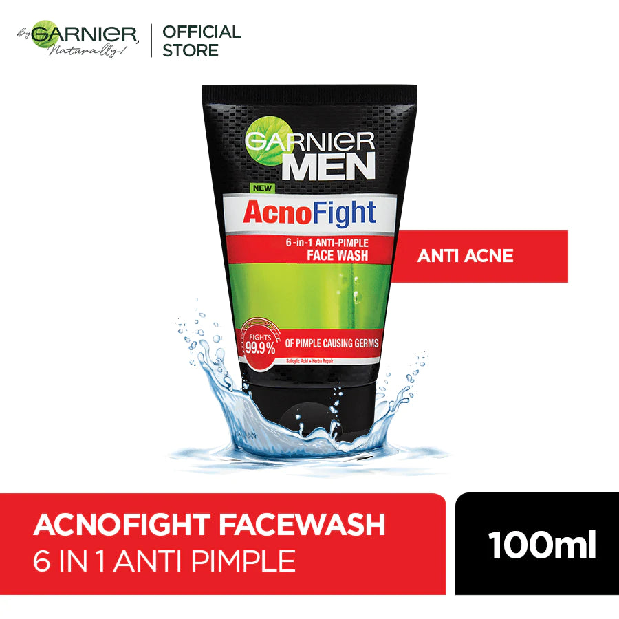 Buy Garnier Men Acno Fight Face Wash 100ml Online in Pakistan
