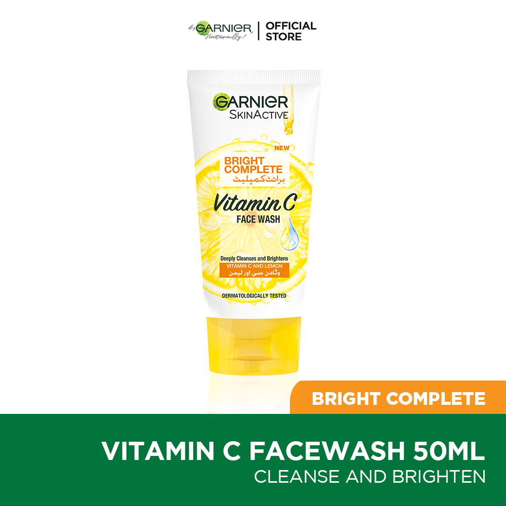 Buy Garnier Skin Active Bright Complete Face Wash 50ml Online